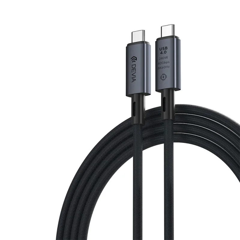 Devia kábel USB 4.0 Extreme Speed Series 240W 8K 60Hz Cable 1m - Black…
