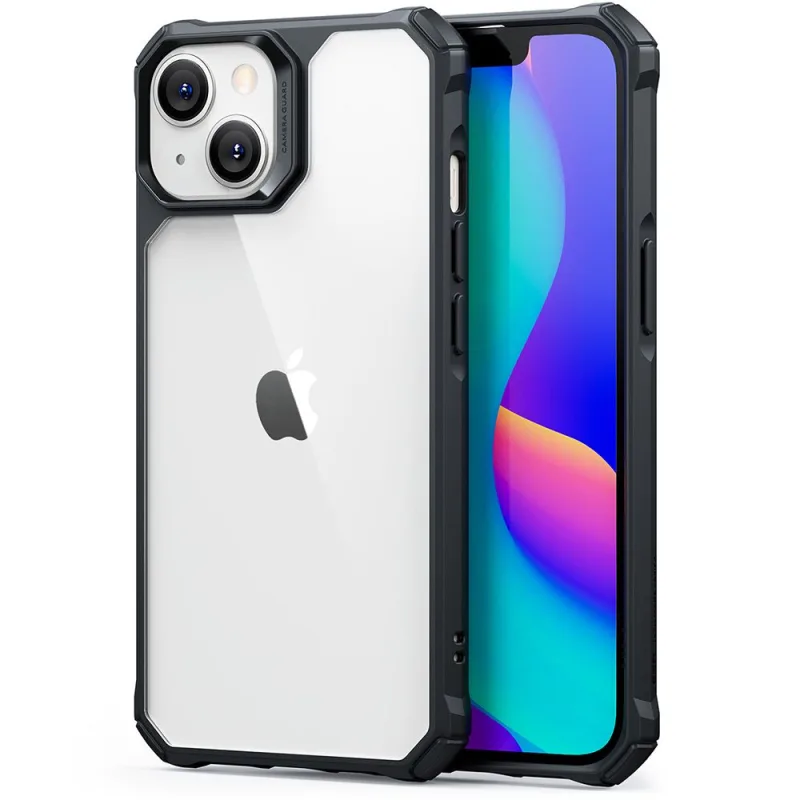Puzdro ESR Air Armor pre iPhone 14 Plus – priehľadné čierne