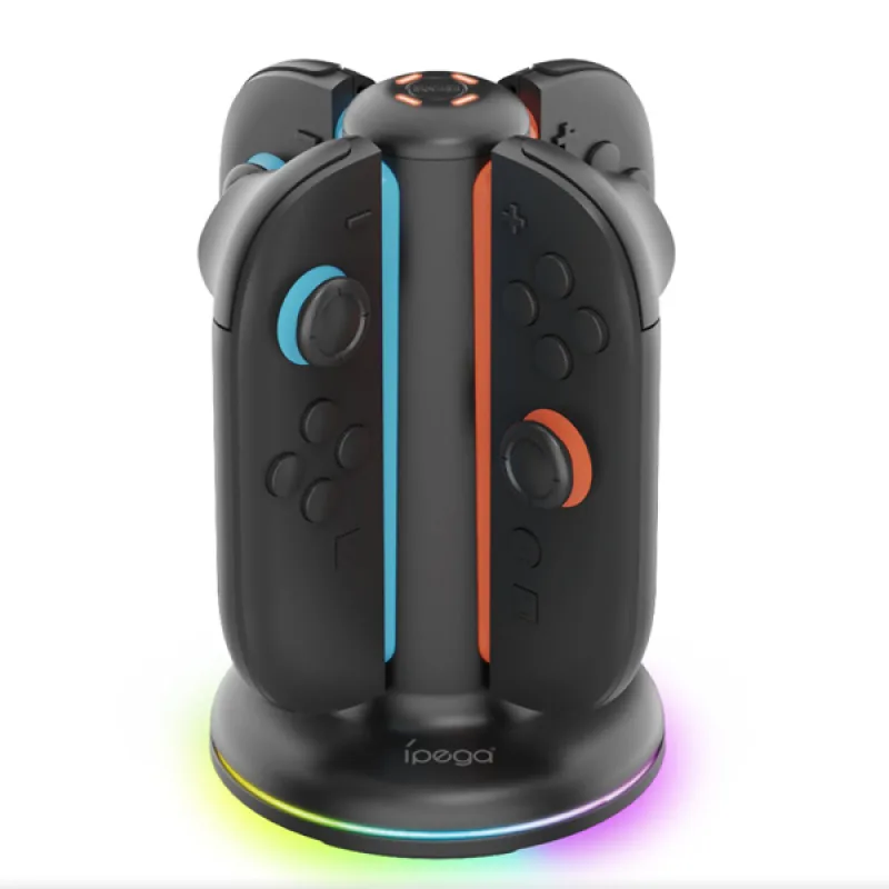 iPega SW2052 Charging dock for Nintendo Switch 2 Joy-con with RGB, black…