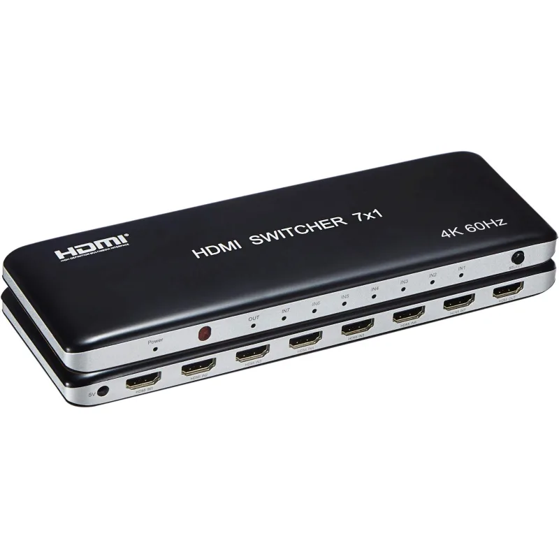 PremiumCord 4K@60hz HDMI switch 7:1 plastový s dálkovým ovladačem…
