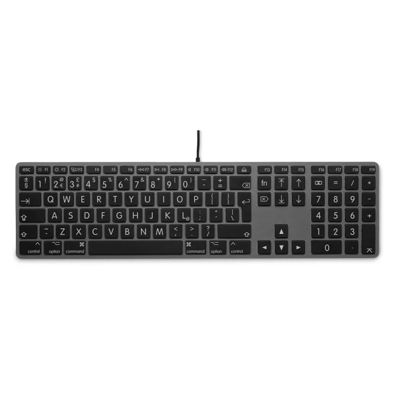 LMP klávesnica Large Font Wired USB Keyboard pre Mac 110 keys EN layout…