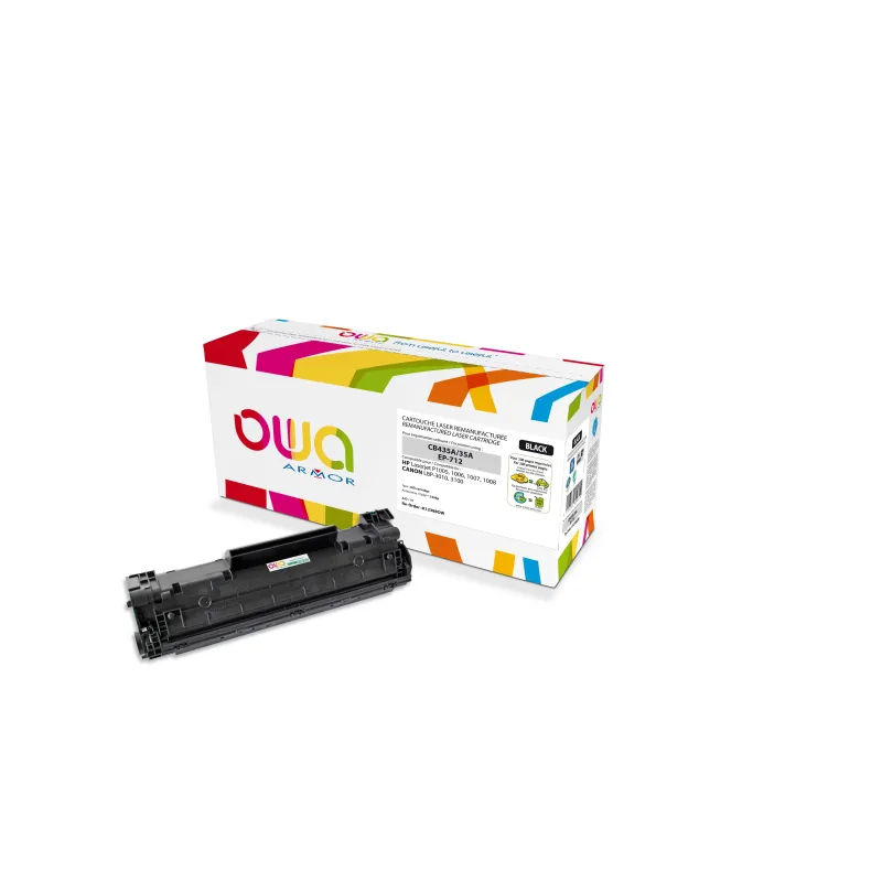 OWA Armor toner kompatibilný s HP P1005/ 1006, CB435A, 1500st, čierna/…