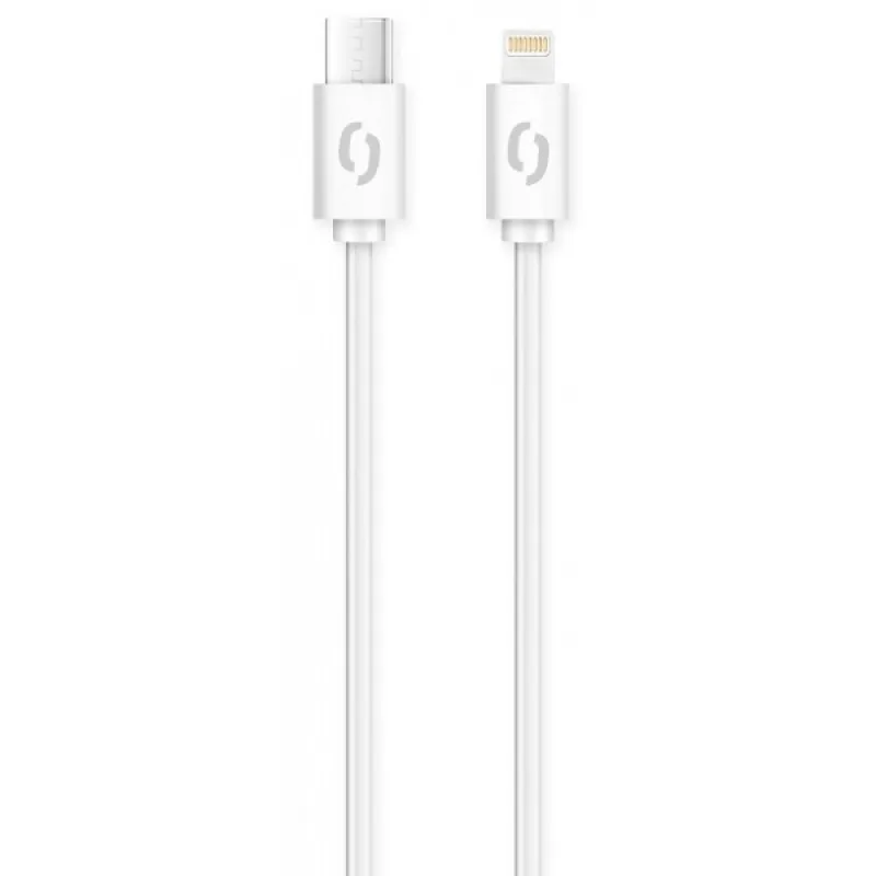 ALIGATOR Dátový kábel POWER 3A, USB-C/ lightning biely DATKP34
