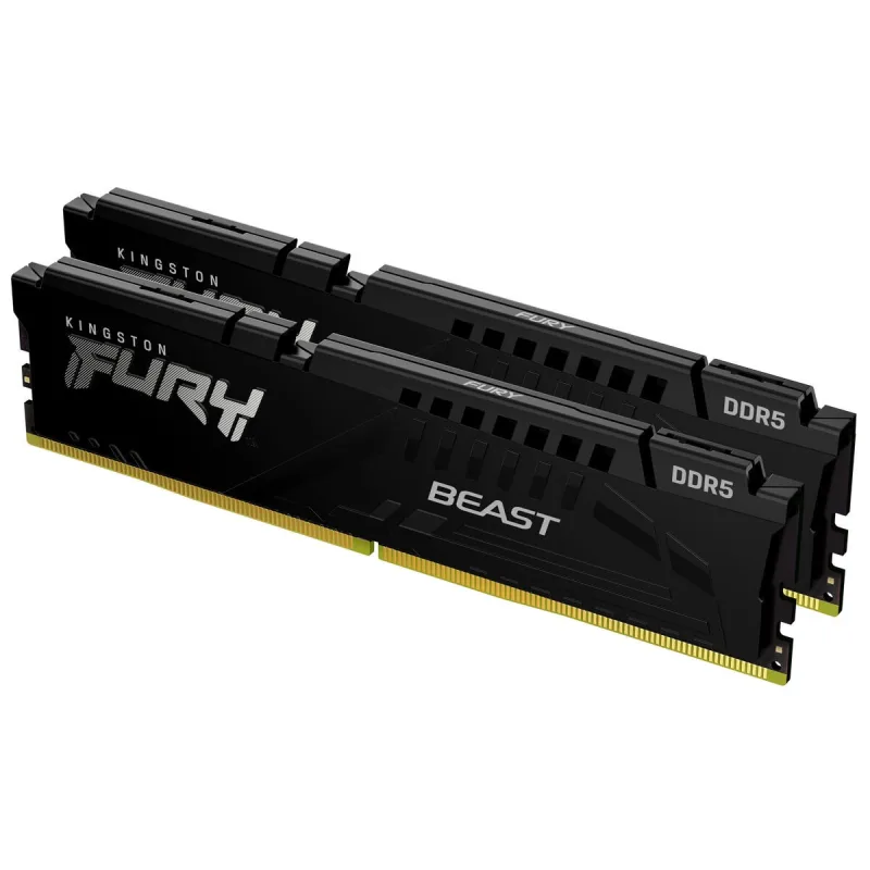 KINGSTON DIMM DDR5 16GB (Kit of 2) 6000MT/ s CL30 FURY Beast EXPO Černá…