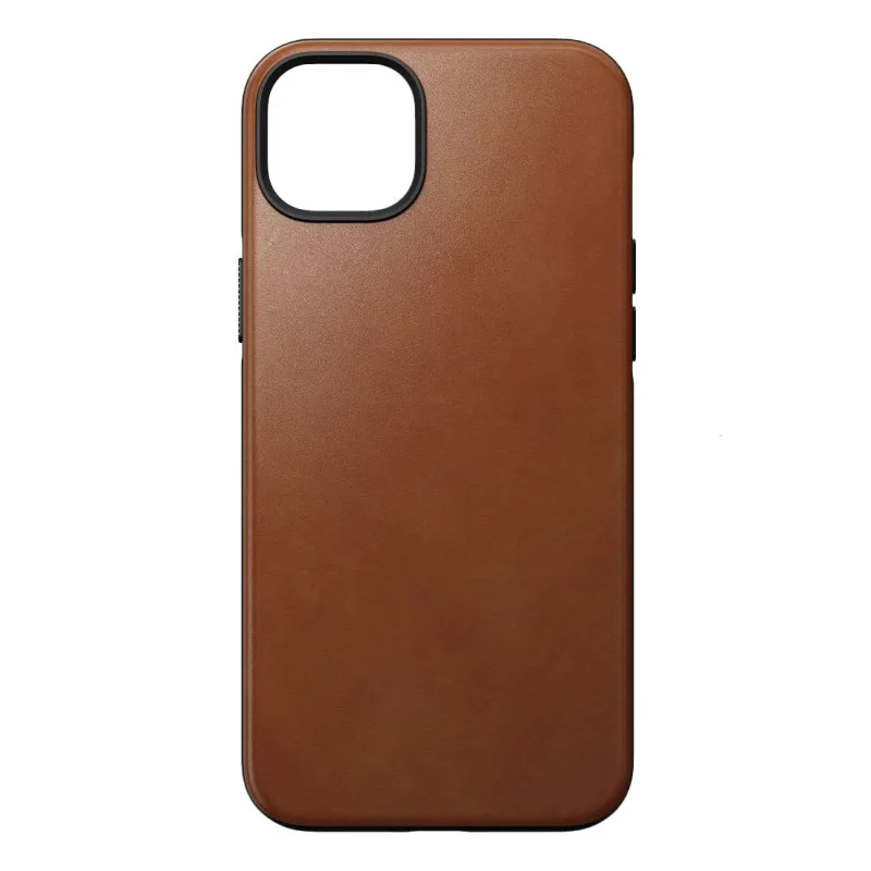 Nomad kryt Modern Leather Case Magsafe pre iPhone 14 Plus - English Tan…