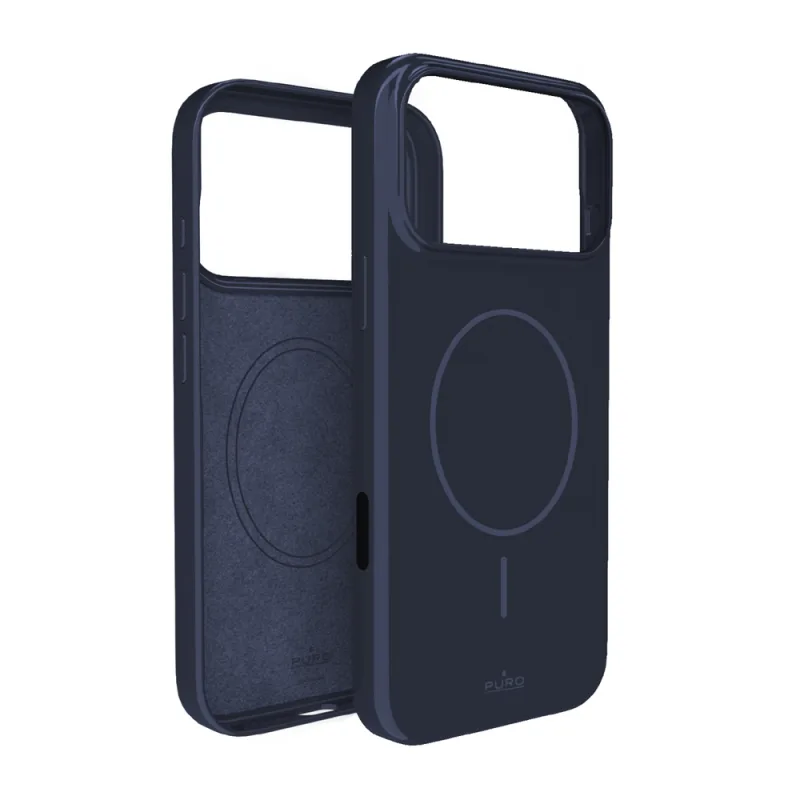 Polykarbonátové ochranné puzdro Puro Pulse iPhone 17 Pro Max – tmavomodré