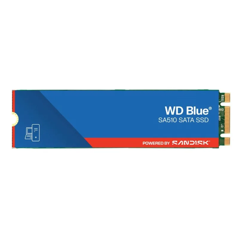 WD BLUE SSD 3D NAND WDS200T3B0B 2TB SA510 Powered by SanDisk, M.2 SATA, …