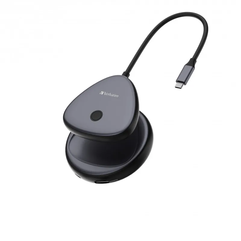 VERBATIM Display Adapter WDA-02 Share My Screen 4K, USB-C hub 32147