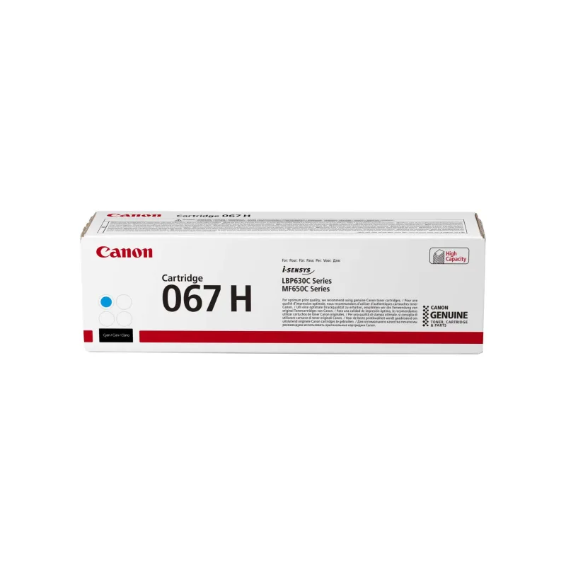 Canon TONER 067H azurová i-SENSYS LBP631Cw, LBP633Cdw, MF651Cw, …