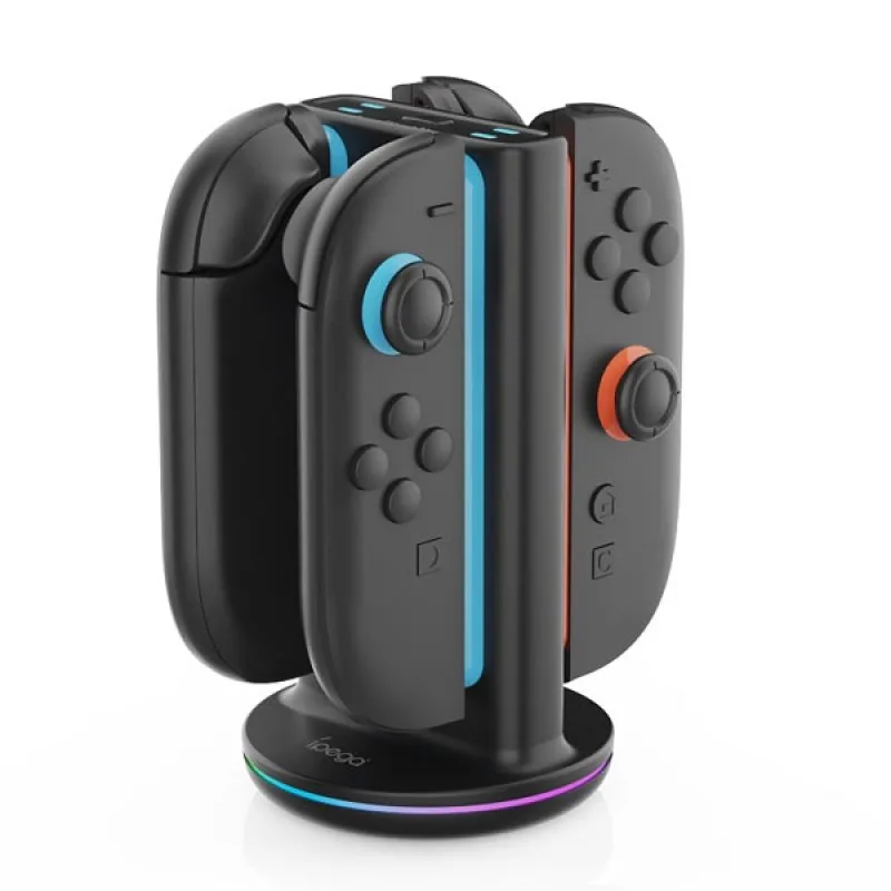 iPega SW2051 Charging dock for Nintendo Switch 2 Joy-con with RGB, black…