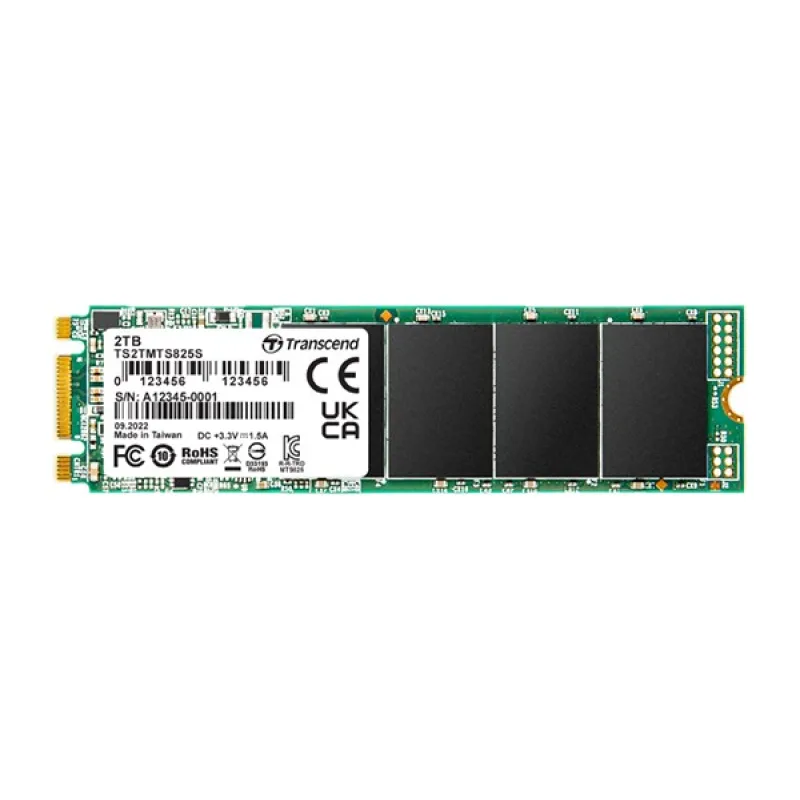 TRANSCEND SSD 825S 500GB, M.2 2280 SSD, SATA3 B+M Key, TLC…
