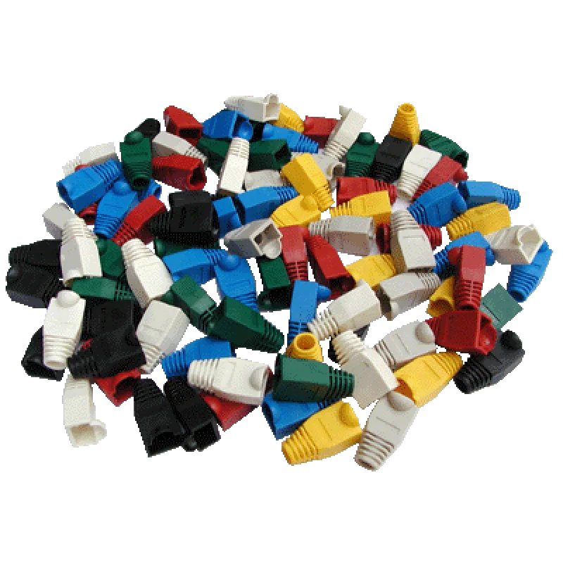 DATACOM Ochrana RJ45 s bublinkou ČIERNA (10 ks) 4370