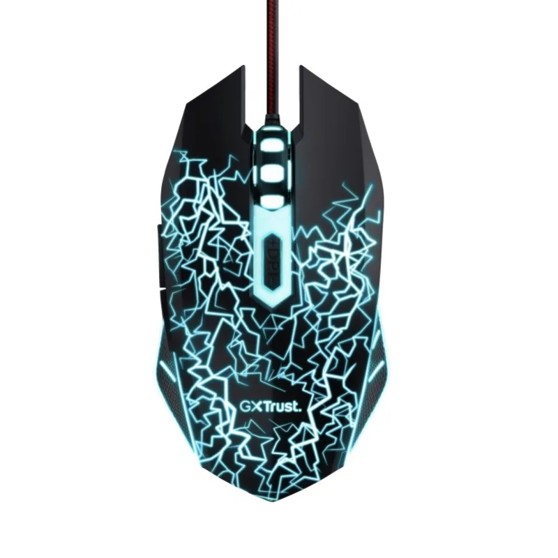 TRUST myš GXT 105X Izza Mouse, optická, černá 24618
