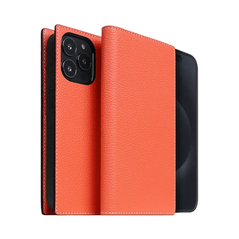 SLG Design puzdro D8 Neon Full Grain Leather Diary pre iPhone 15 Pro…