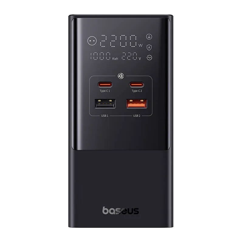 Nabíjacia stanica Baseus PowerCombo Tower 100W EU čierna 6932172635855