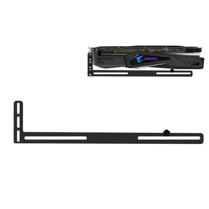 1stCOOL GPU Holder - držiak VGA hliníkový čierny UP-H01-B