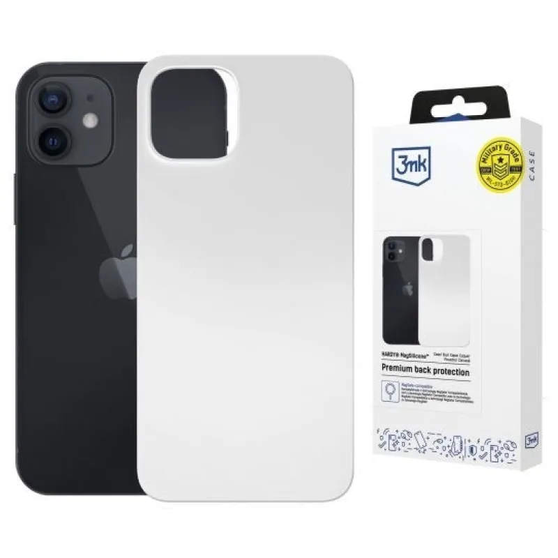 3mk ochranný kryt HARDY MagSilicone pro Apple iPhone 12 White…
