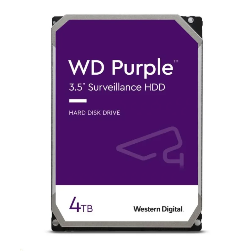 WD PURPLE WD42PURZ 4TB SATA/ 600 256MB cache, nízka hlučnosť, CMR…