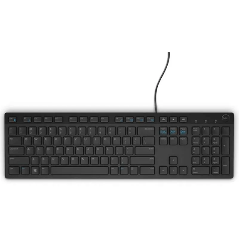 Dell Wired Keyboard - KB216 - German (QWERTZ) - Black 580-ADHE