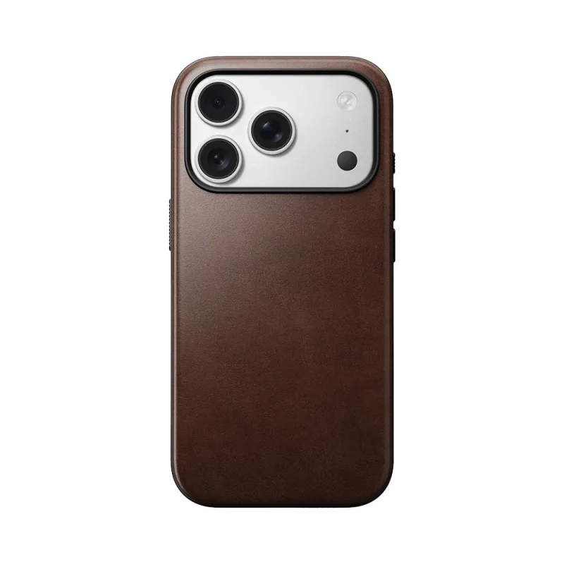Nomad kryt Modern Leather Case Magsafe Horween pre iPhone 17 Pro - Rustic…