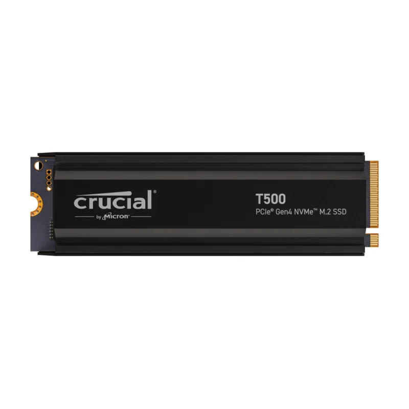 Crucial T500/ 4TB/ SSD/ M.2 NVMe/ Čierna/ Heatsink/ 5R CT4000T500SSD5