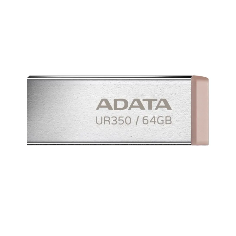 ADATA Flash Disk 64GB UR350, USB 3.2 Dash Drive, kov hnědá UR350-64G…