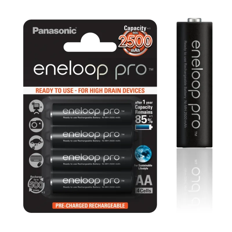 Panasonic Eneloop Pro AA NiMH 1, 2 V 2500mAh BL4 11486