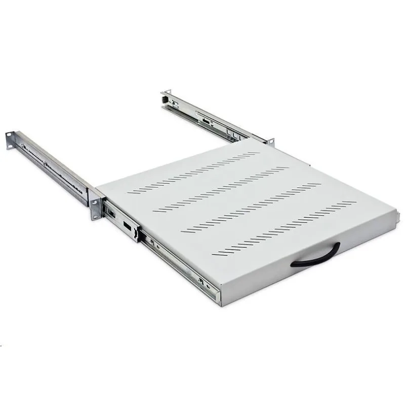 TRITON Výsuvná polica 19", 1U/ 350 mm, nosnosť 30 kg, čierna RAB-UP…
