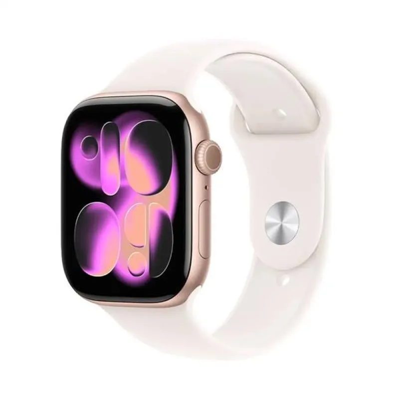 Apple Watch Series 11 GPS + Cellular 42mm Rose Gold Aluminium Case with…