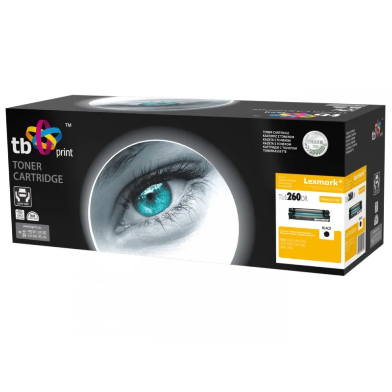 Valec TB kompatibilný s Lexmark E260X22G, Bk., ref TL-E260DR