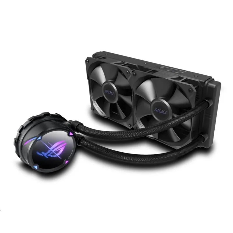 ASUS vodní chladič CPU AIO ROG STRIX LC II 240, 2x120mm, LGA1851, AM4…