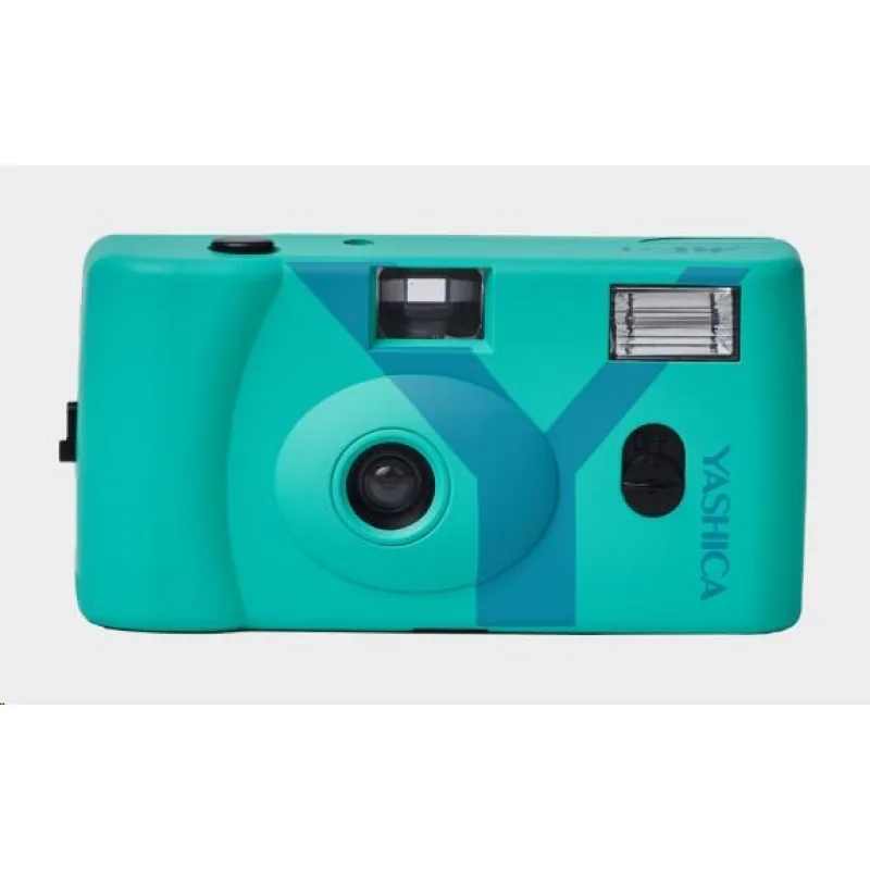 YASHICA MF-1 Snapshot Art Camera (Turquoise) - analogový fotoaparát YAS…
