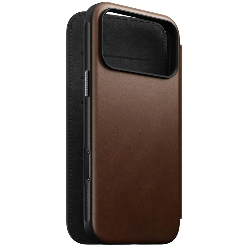 Nomad puzdro Modern Leather Folio Magsafe pre iPhone 17 Pro Max - Brown…