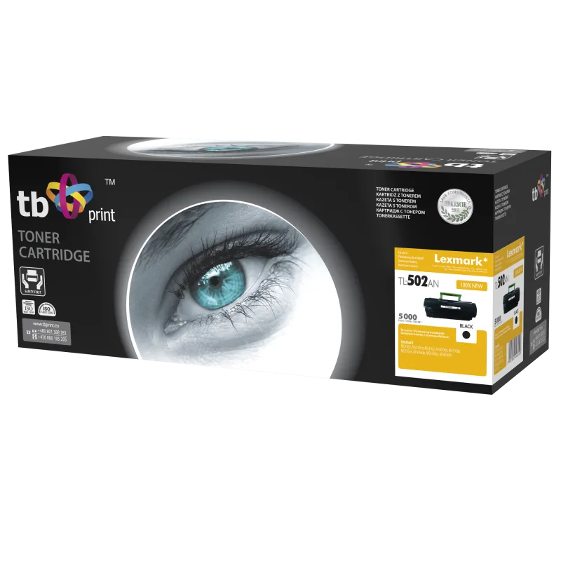 Toner TB kompatibilný s Lexmark MS310, Black TL-502AN