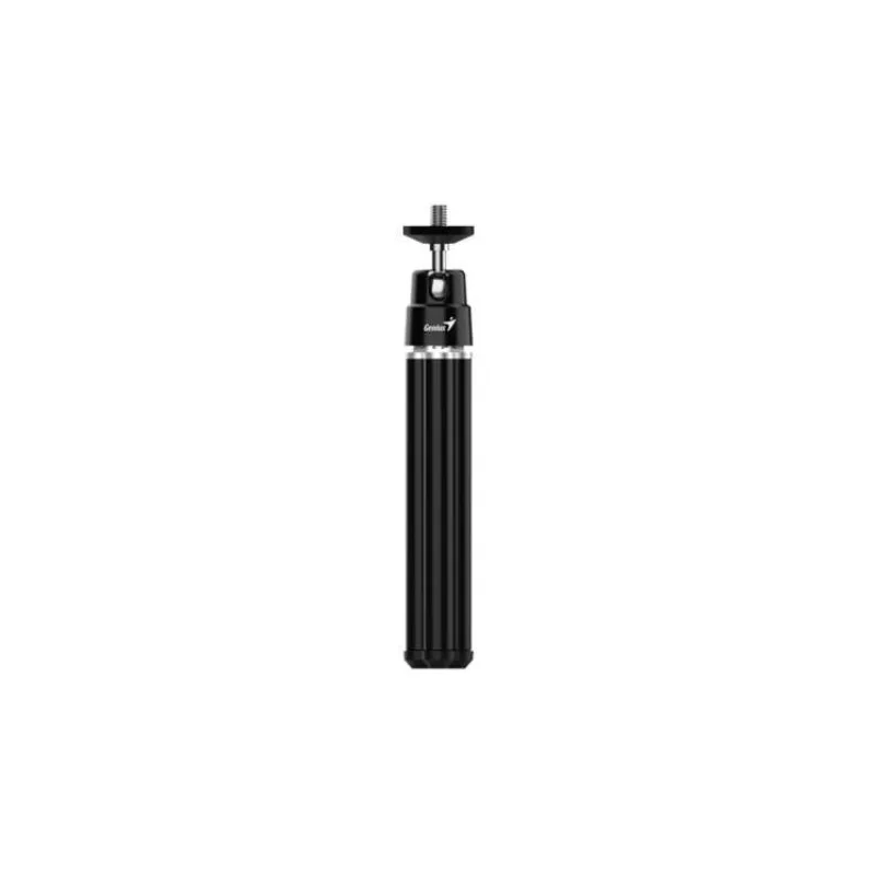 Genius Tripod 1, Stativ, vytažený 25,1cm, pro webkamery, chytré telefony a fotoaparáty, kovový, černý (31250016400)