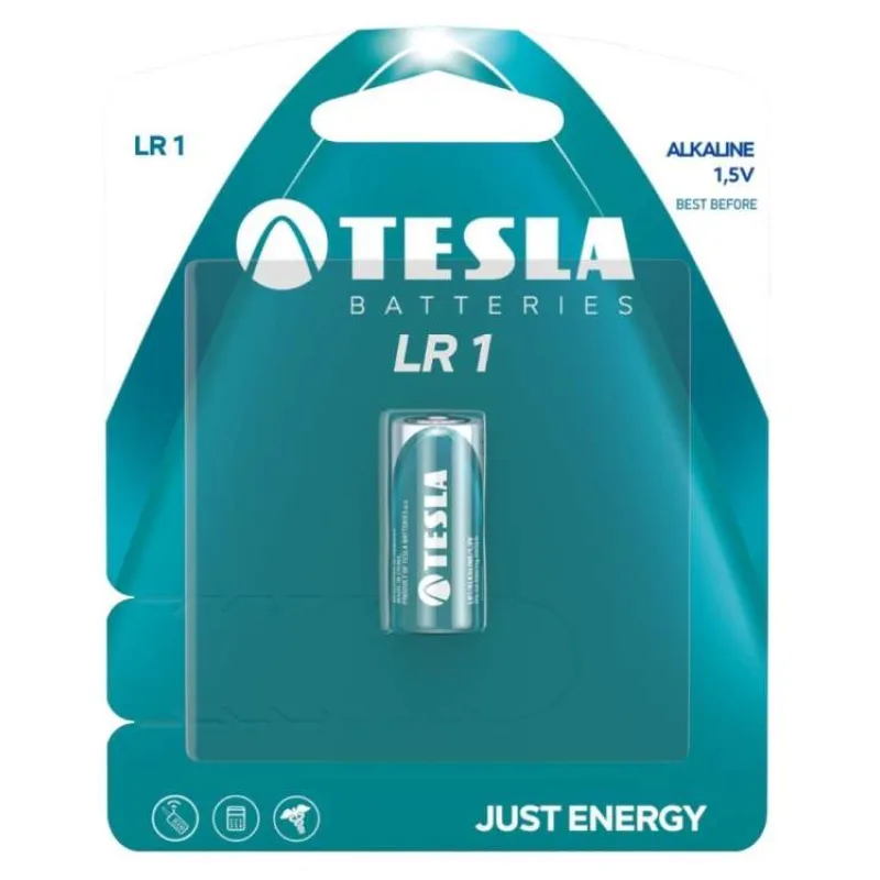 TESLA alkalická baterie LR1, blister, 1 ks (18010120)