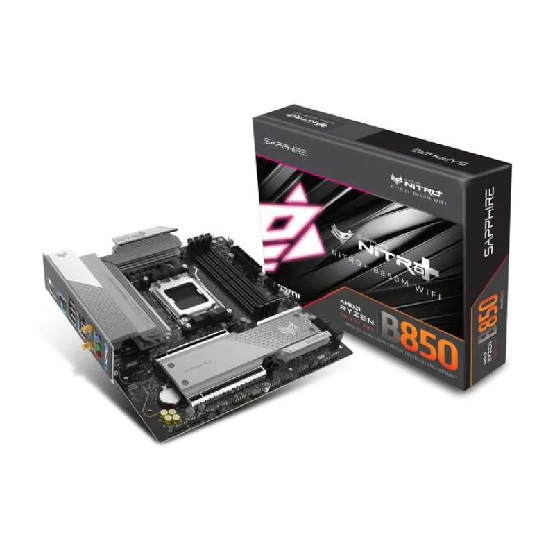 SAPPHIRE NITRO+ B850M WIFI/AM5/mATX (52123-01-40G)