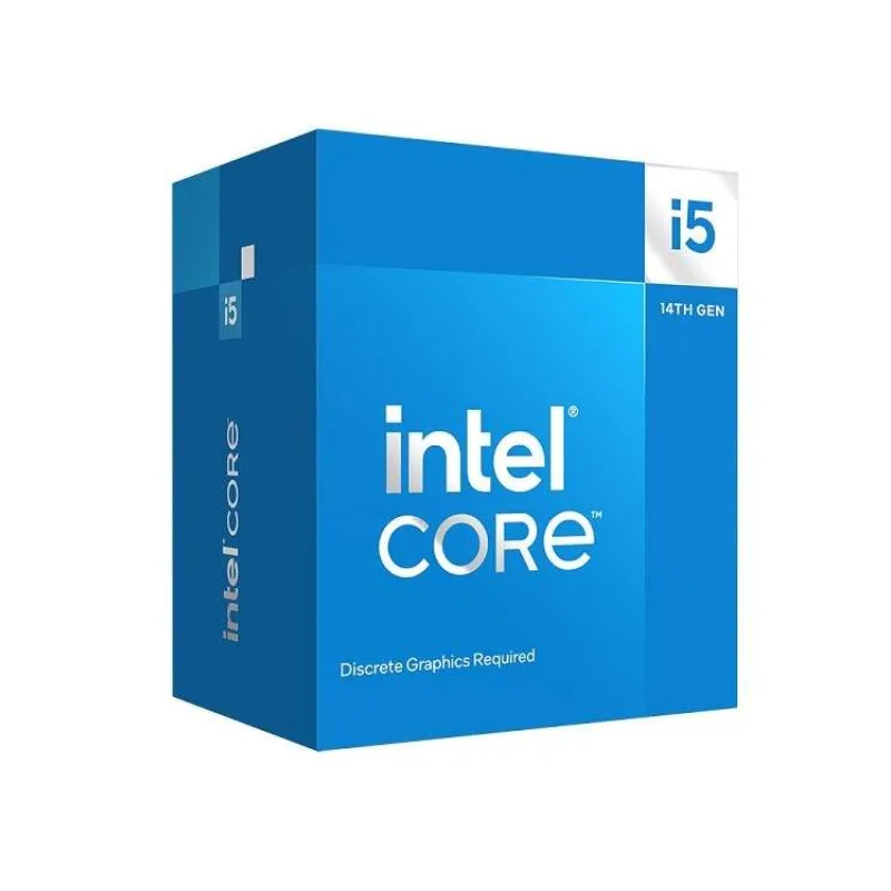 INTEL Core i5-14400F / Raptor Lake R / LGA1700 / max. 4,7GHz / 6P+4E/16T / 20MB / 65W TDP / bez VGA / BOX (BX8071514400F)