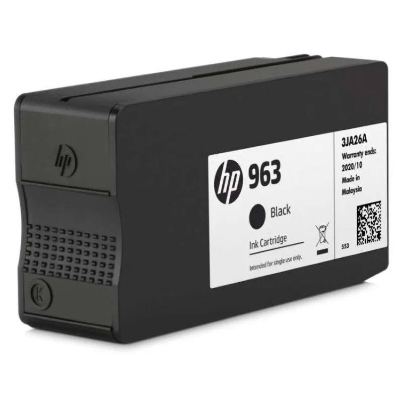 HP inkoustová náplň 963 Černá (black, 1000p) pro HP OfficeJet Pro 9010, 9013, HP OfficeJet Pro 9020 (3JA26AE)