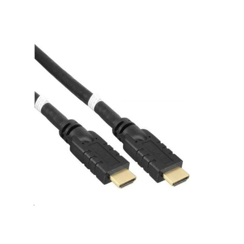 Kábel PREMIUMCORD Vysokorýchlostný HDMI kábel s Ether.4K@60Hz, so zosilňovačom, 25 m, 3x tienenie, M/M, pozlátené konek (kphdm2r25)