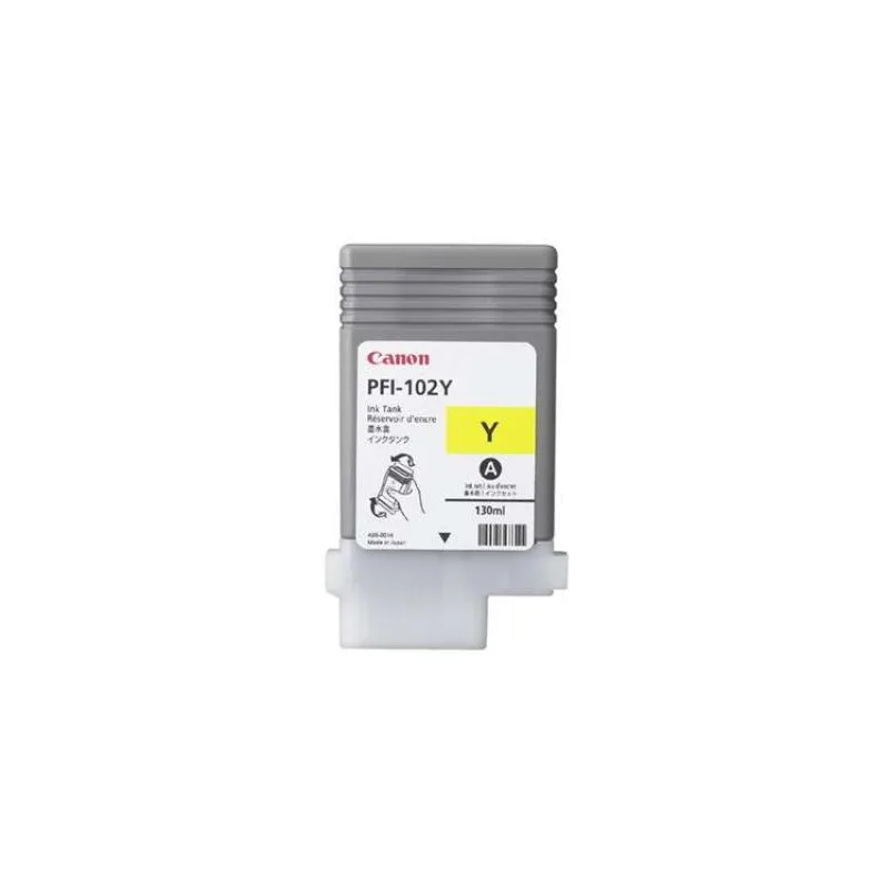 kazeta CANON PFI-102Y yellow iPF 500/510/600/605/610/650/655/700/710/720/750/755/760/765, LP 17/24 (130 ml) (0898B001)