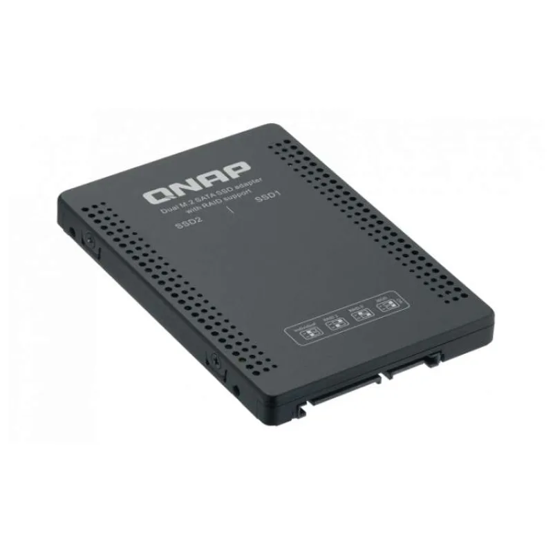 QNAP adaptér QDA-A2MAR (2x M.2 SSD SATA sloty v 2,5" SATA rámčeku) (QDA-A2MAR)
