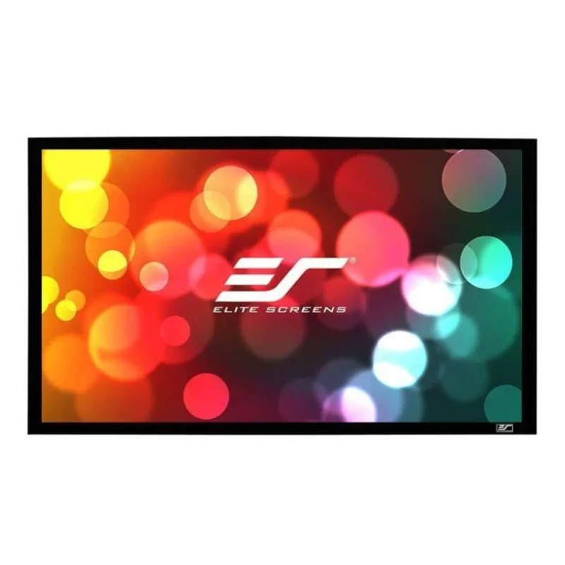 ELITE SCREENS plátno v pevném rámu 110" (279,4cm)/ 16:9/ 137×243,5cm/ gain 1.1/ rám černý 6cm (ER110WH1)