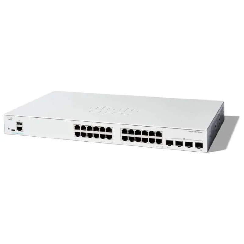 Cisco Catalyst switch C1300-24T-4G (24xGbE,4xSFP,fanless) - REFRESH (C1300-24T-4G-RF)