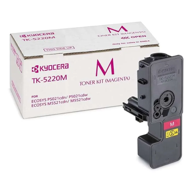 Kyocera toner TK-5220M/ 1 200 A4/ purpurový/ pro M5521cdn/ cdw, P5021cdn/cdw (TK-5220M)