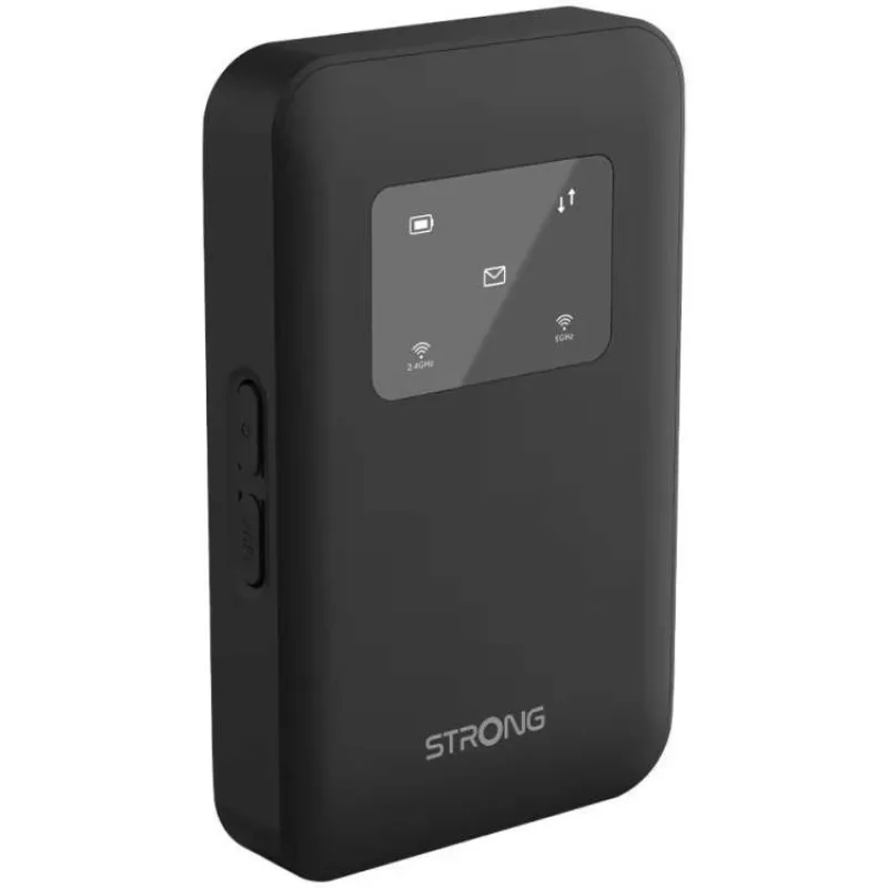 STRONG 4G+ MIFI 900/ data 300Mbps/ Wi-Fi 1200Mbps/ baterie 2500mAh/ WPA3/ micro SIM/ USB-C/ bez displeje/ černý (4G+MIFI900)
