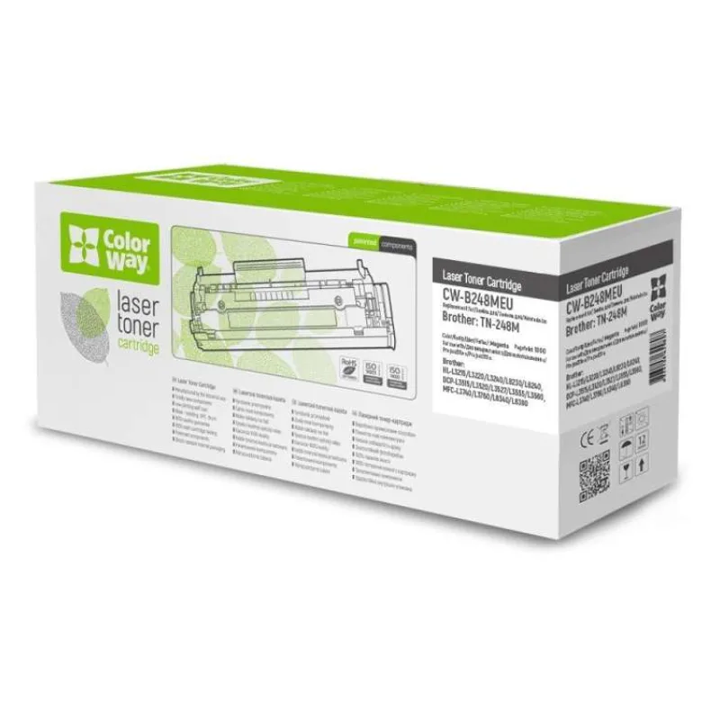 COLORWAY kompatibilní toner pro BROTHER TN-248M/ Magenta/ 1 000 stran (CW-B248MEU)