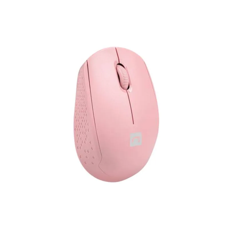 Myš Natec STORK/Kancelárska/Optická/1 600 DPI/Bezdrôtová USB/Ružová (NMY-2002)