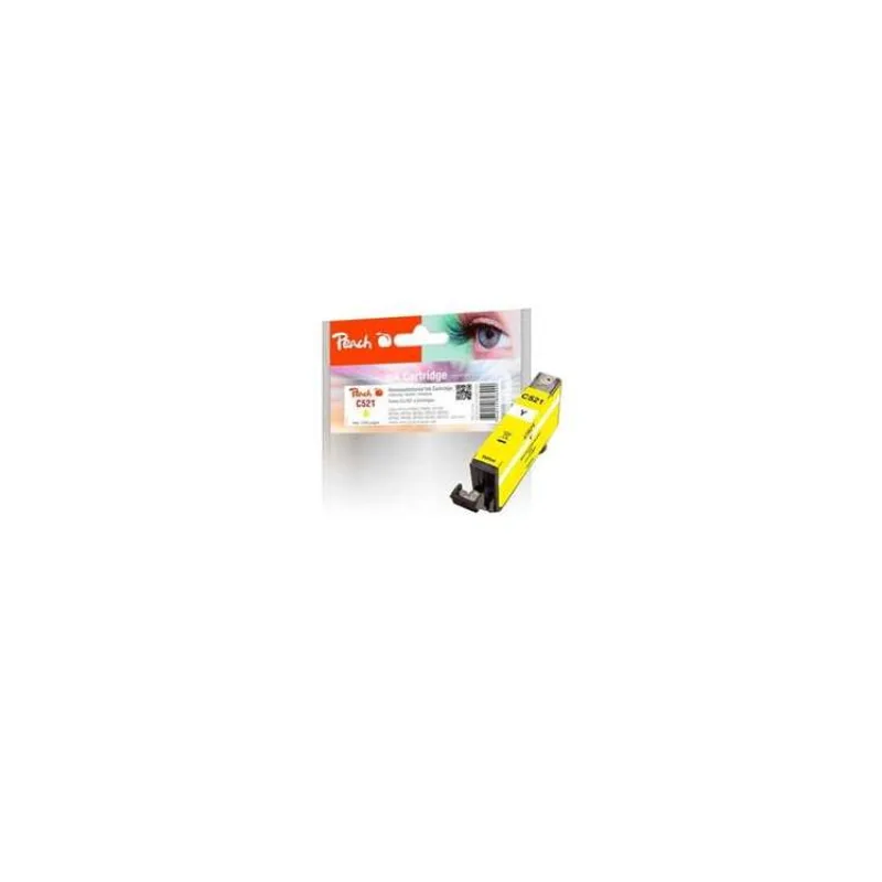 PEACH kompatibilní cartridge Canon CLI-521, yellow, 9 ml (313927)