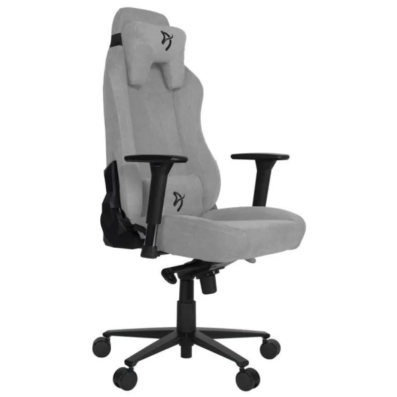 AROZZI herní židle VERNAZZA Soft Fabric Light Grey/ povrch Elastron/ světle šedá (VERNAZZA-SFB-LG)